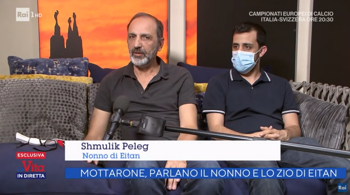 Nonno Eitan in tv
