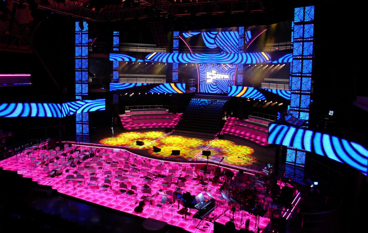 Sanremo 2005 - Scenografia Castelli