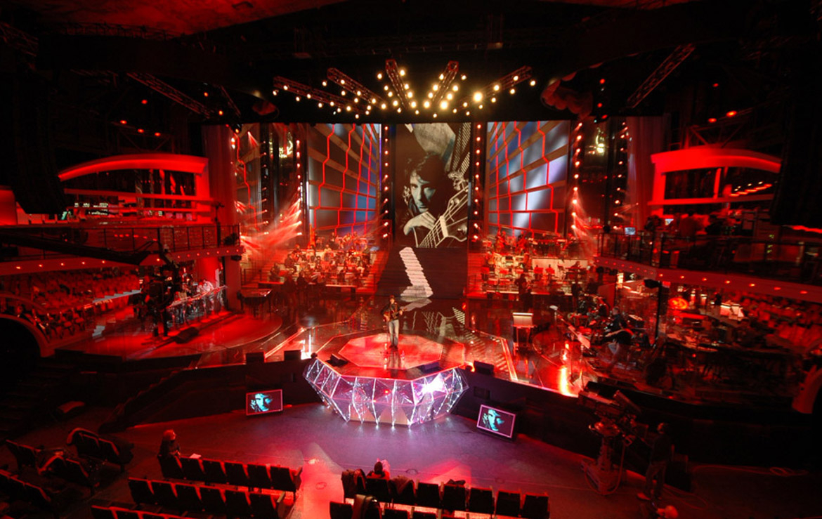 Sanremo 2008 Scenografia Castelli