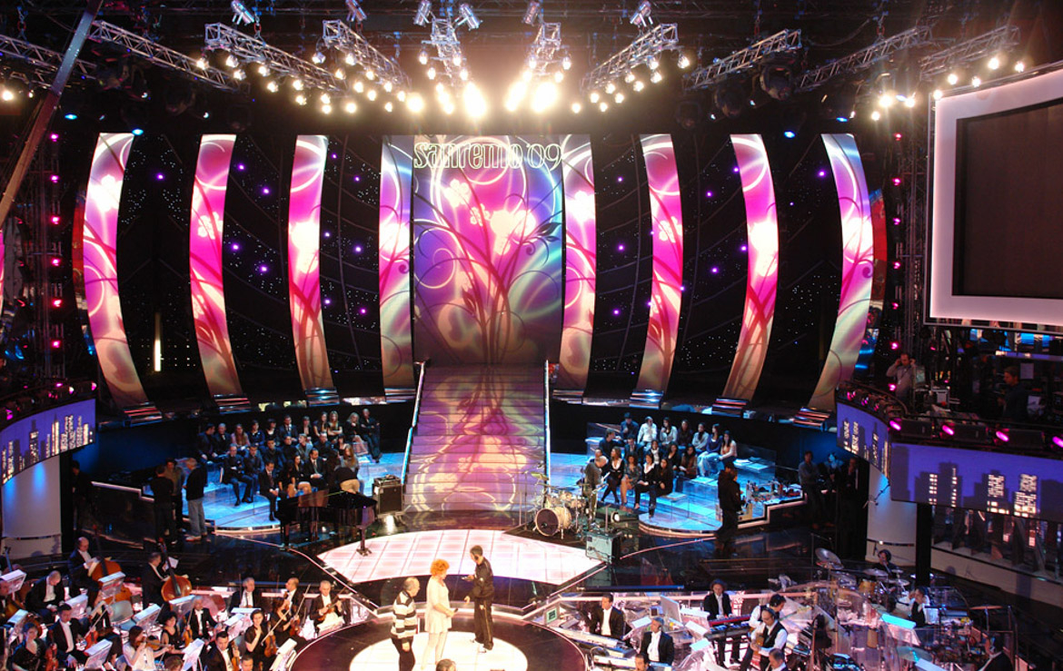 Sanremo 2009 - Scenografia Castelli