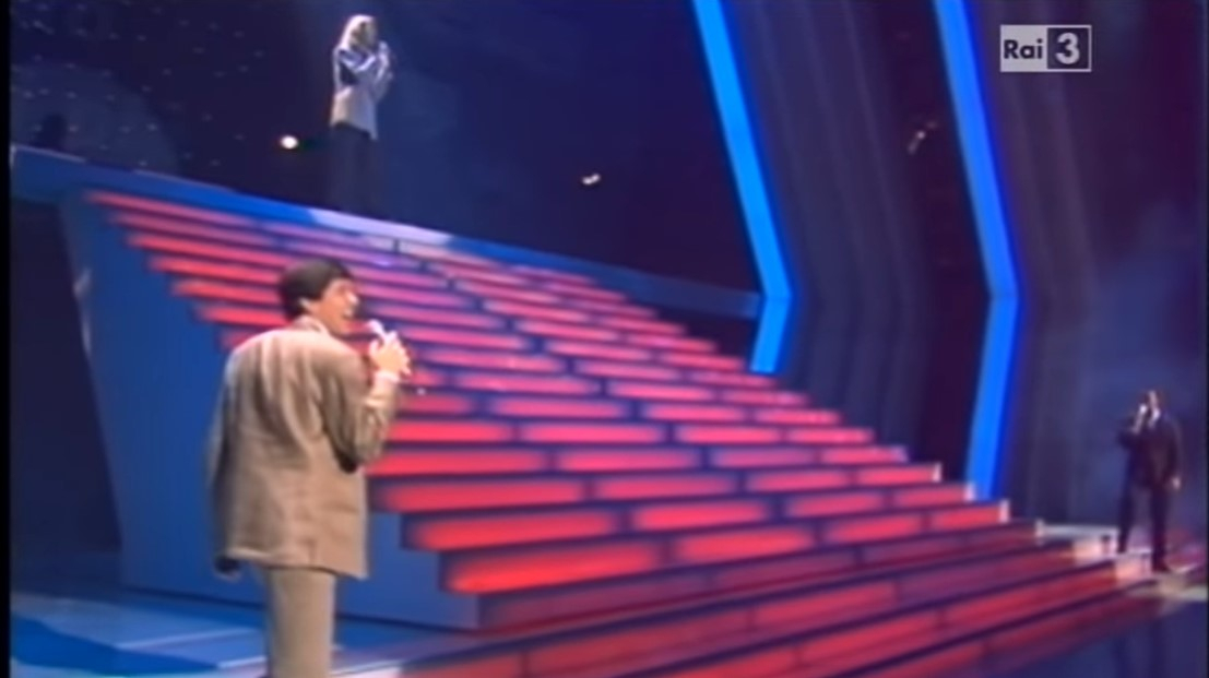 Sanremo 1987 Scenografia Castelli