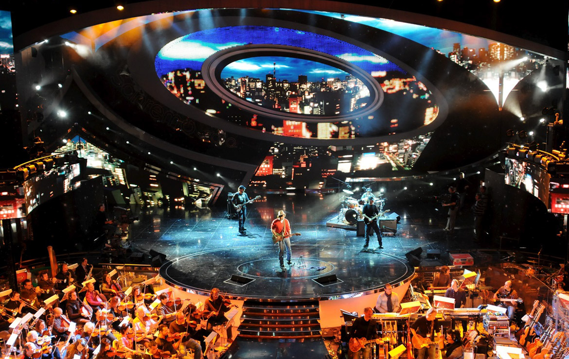 Sanremo 2010 Scenografia Castelli