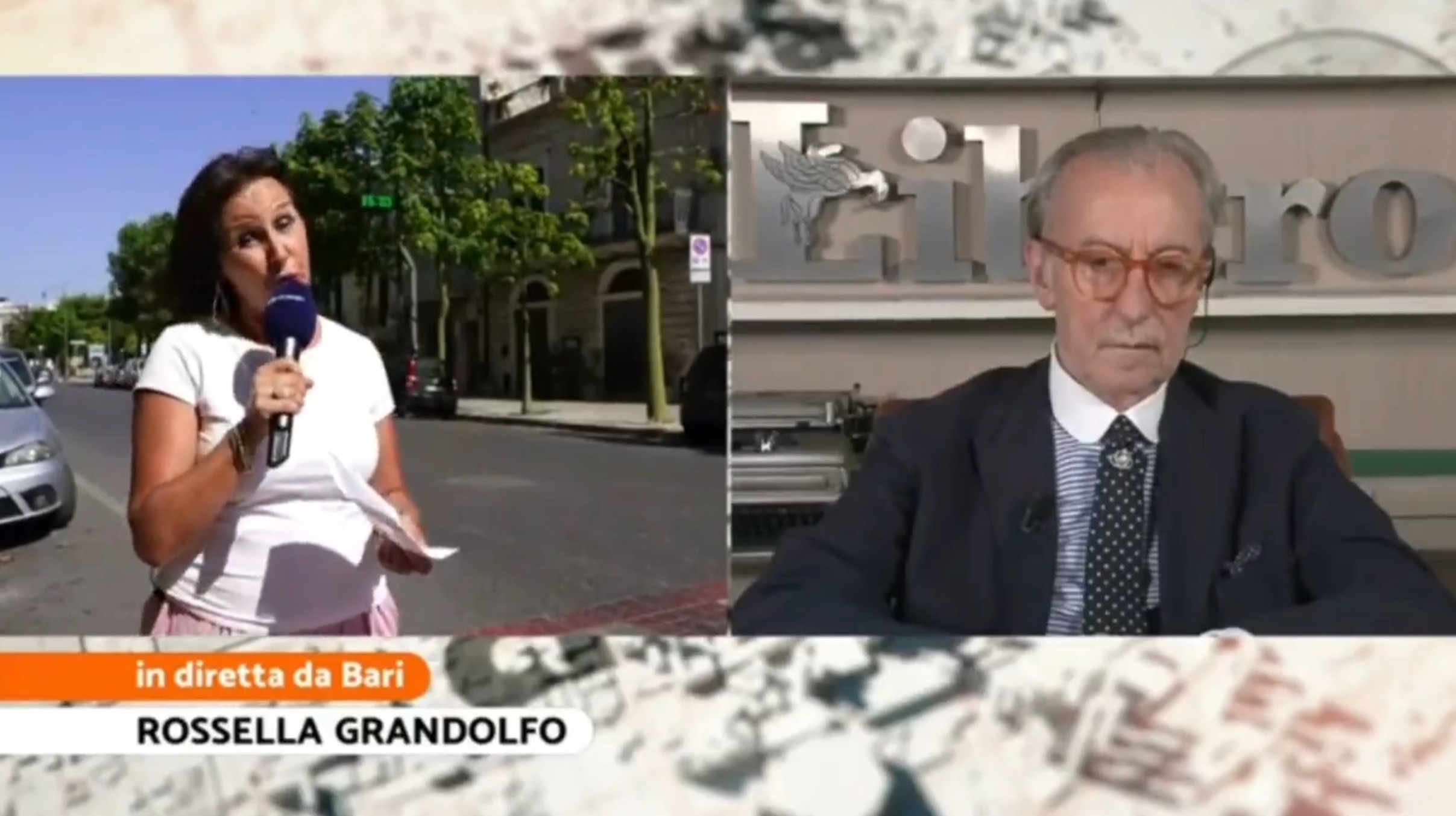Rete 4, l'inviata Rossella Grandolfo sbugiarda Andrea Giambruno sui cambiamenti climatici e il video diventa virale