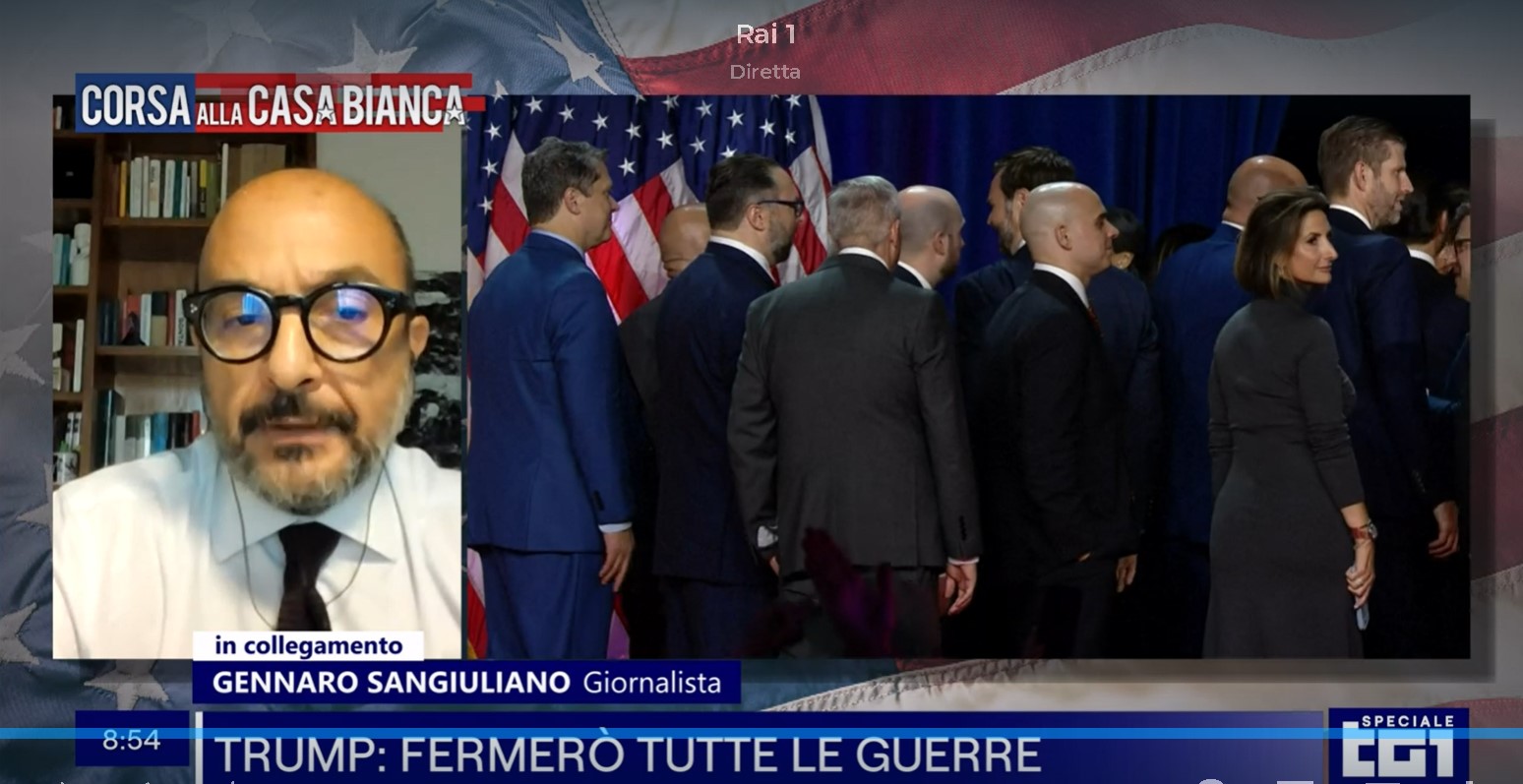 Gennaro Sangiuliano Tg1 Elezioni Usa 2024
