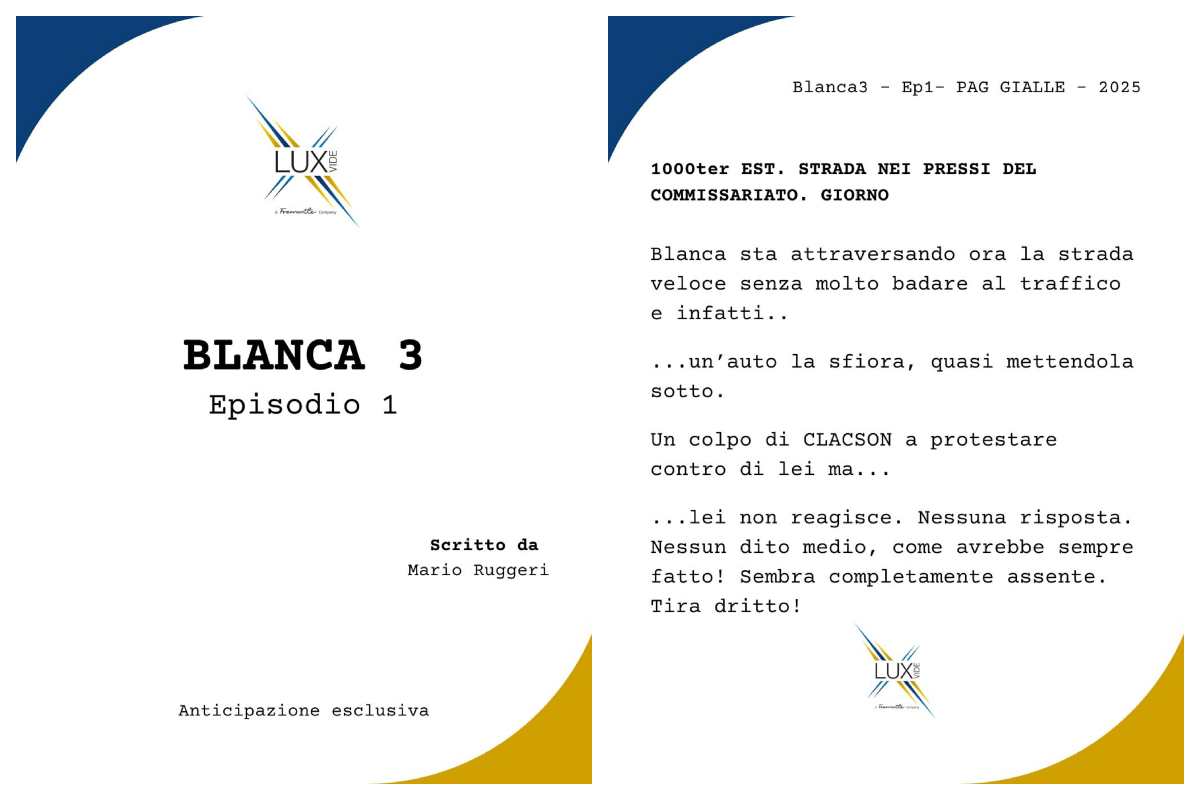 Blanca spoiler nuova stagione-foto ig@luxvide- tvblog.it