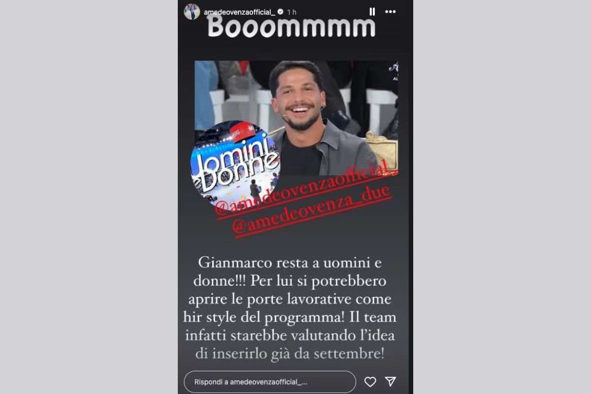 gianmarco steri torna a uomini e donne