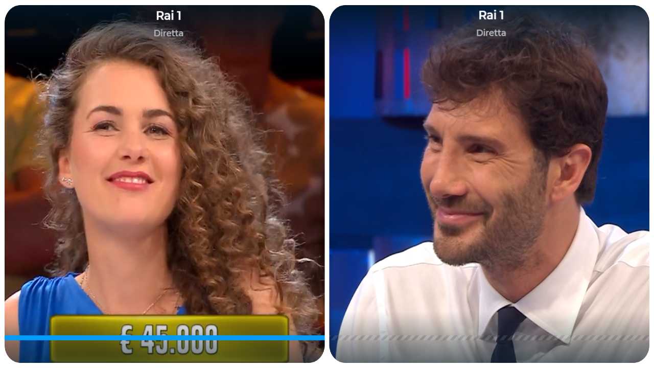 Alessia vince 45.ooo euro , De Martino soddisfatto