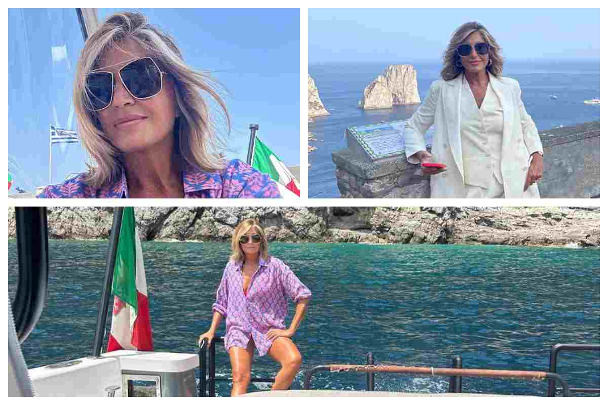 Myrta Merlino a Capri