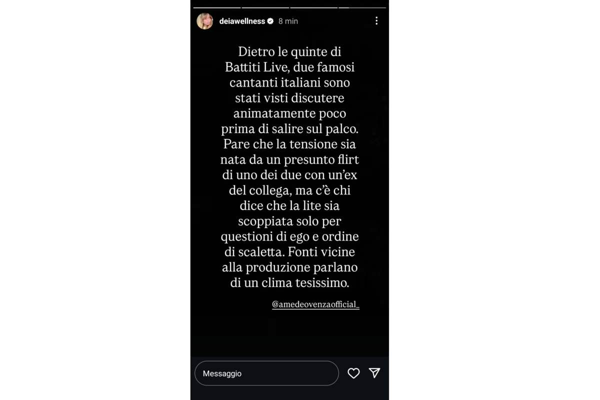 Deianira, indiscrezione