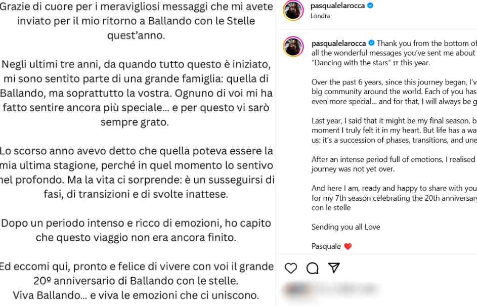 Pasquale La Rocca annuncio