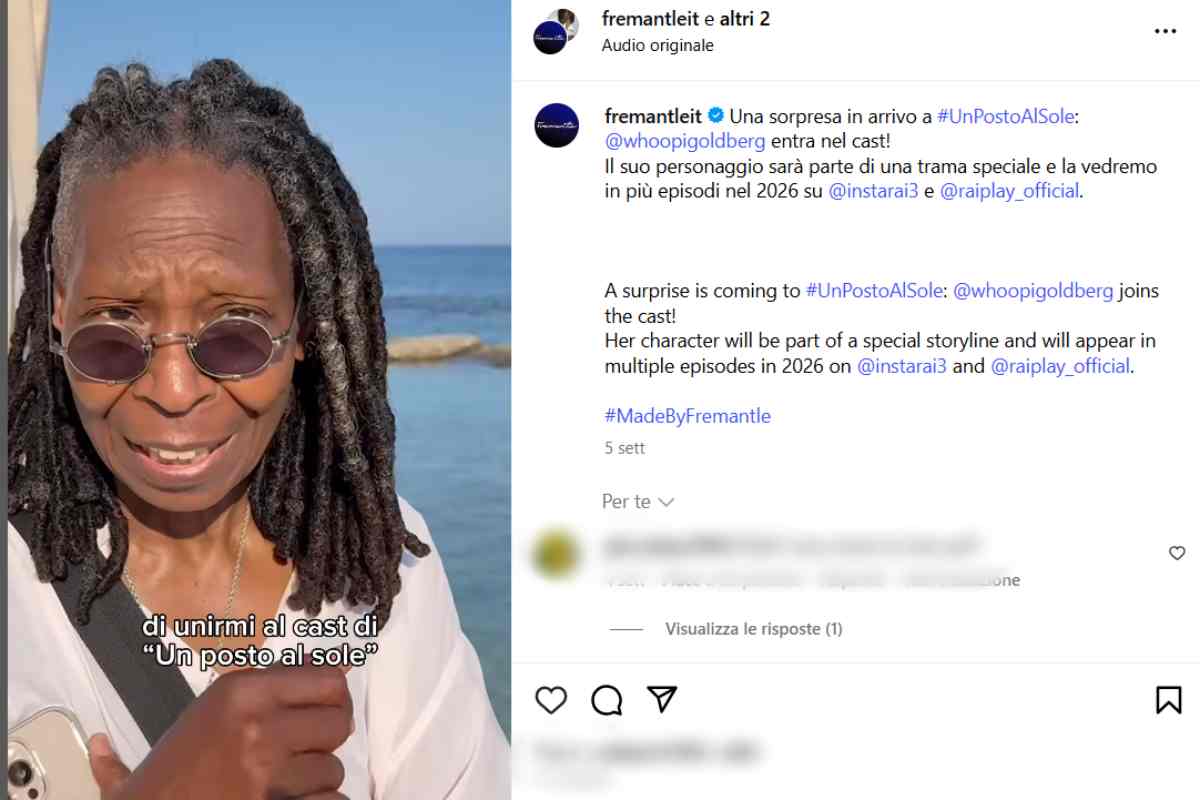 Whoopi Goldberg Un Post Al Sole 