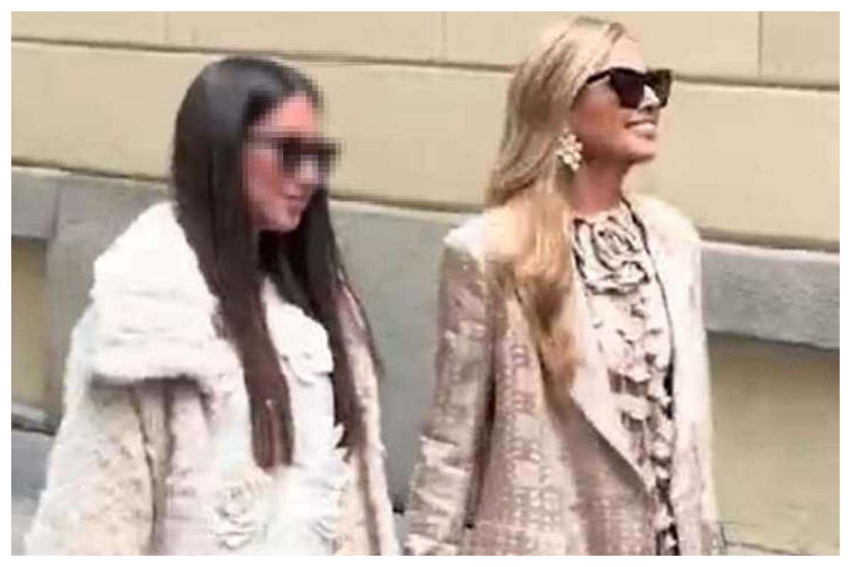 Panicucci e la figlia alle sfilate