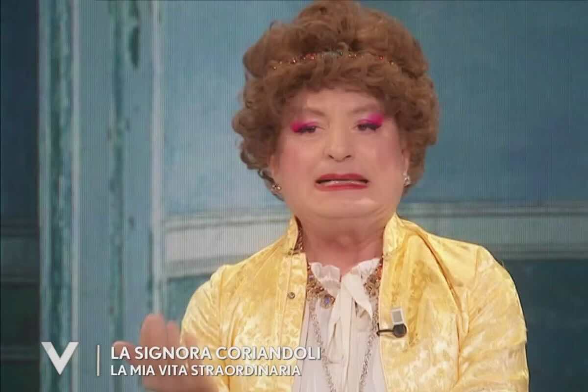 signora coriandoli chi è la compagna