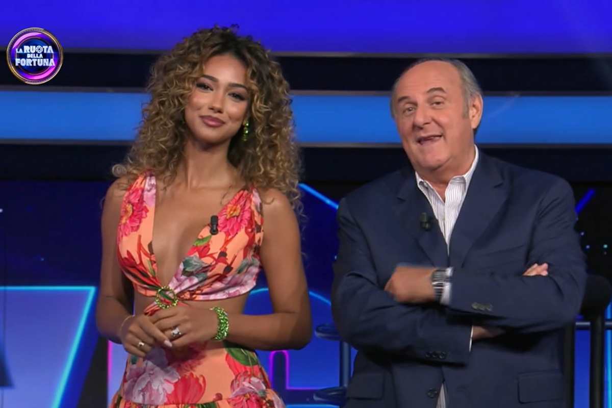 gerry scotti, messaggio segreto a samira lu