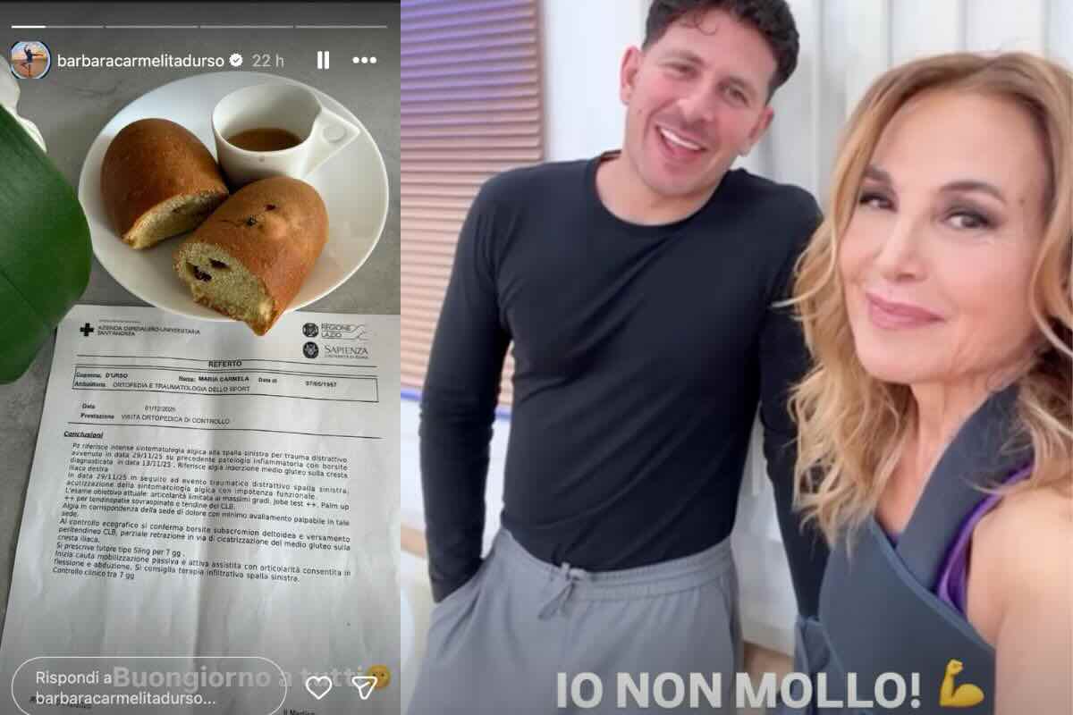 barbara d'urso come sta