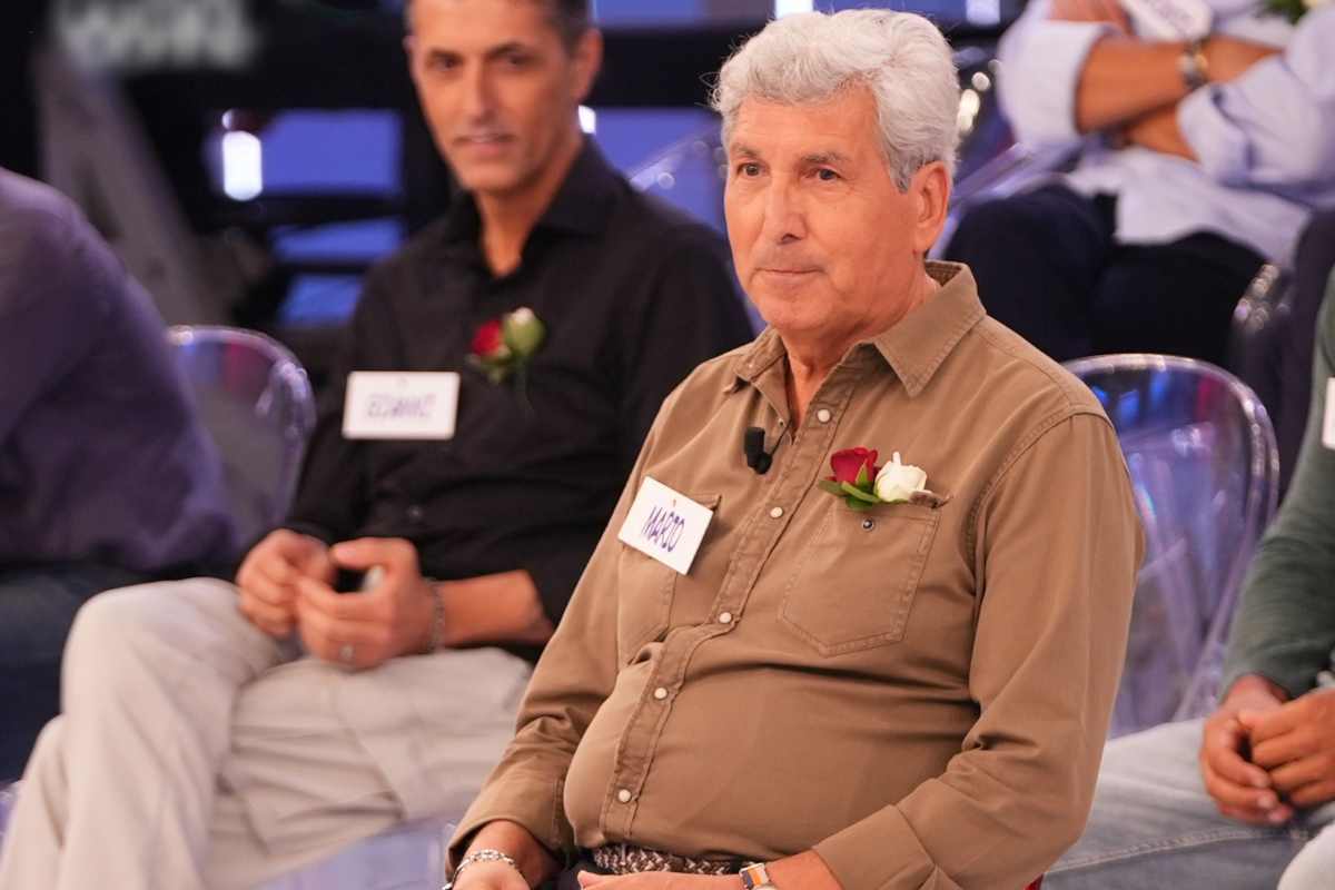 Mario Lenti durante una registrazione