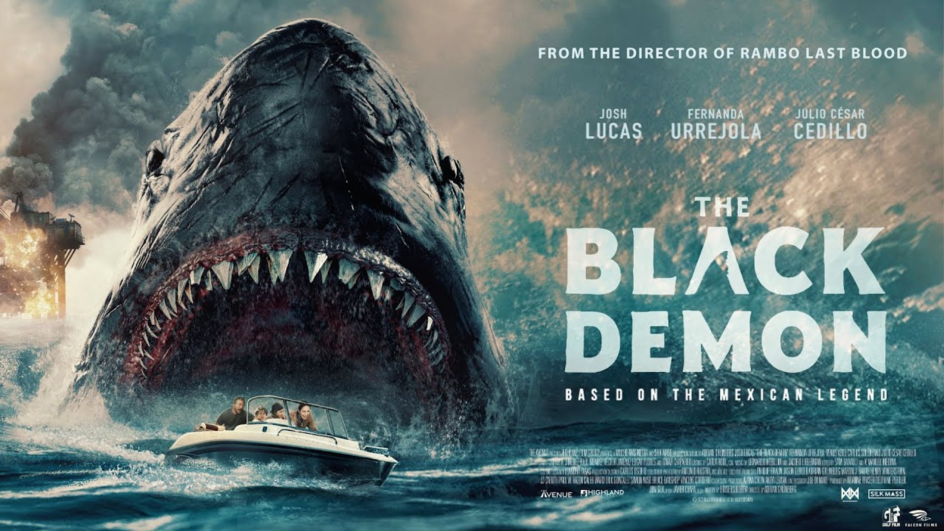 The Black Demon trailer, e trama shark thriller con Josh Lucas