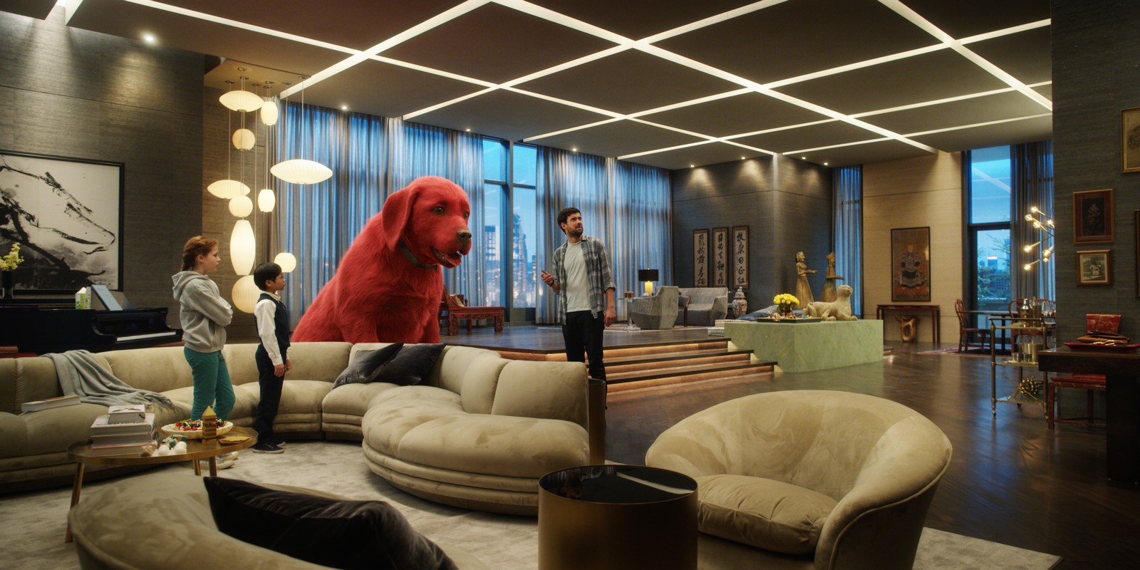 Su Italia 1 Clifford - Il Grande Cane Rosso, il film in live-action e CGI di Walt Becker basato sulla serie animata e i libri per bambini di Norman Bridwell.