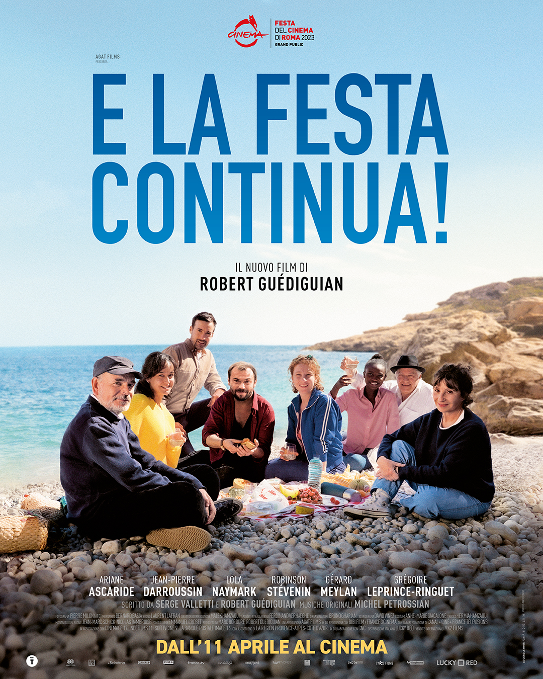 Dopo la tappa alla Festa del Cinema di Roma, dall'11 aprile nelle sale italiane con Lucky Red E la festa continua!, il nuovo film di Robert Guédiguian con Ariane Ascaride.