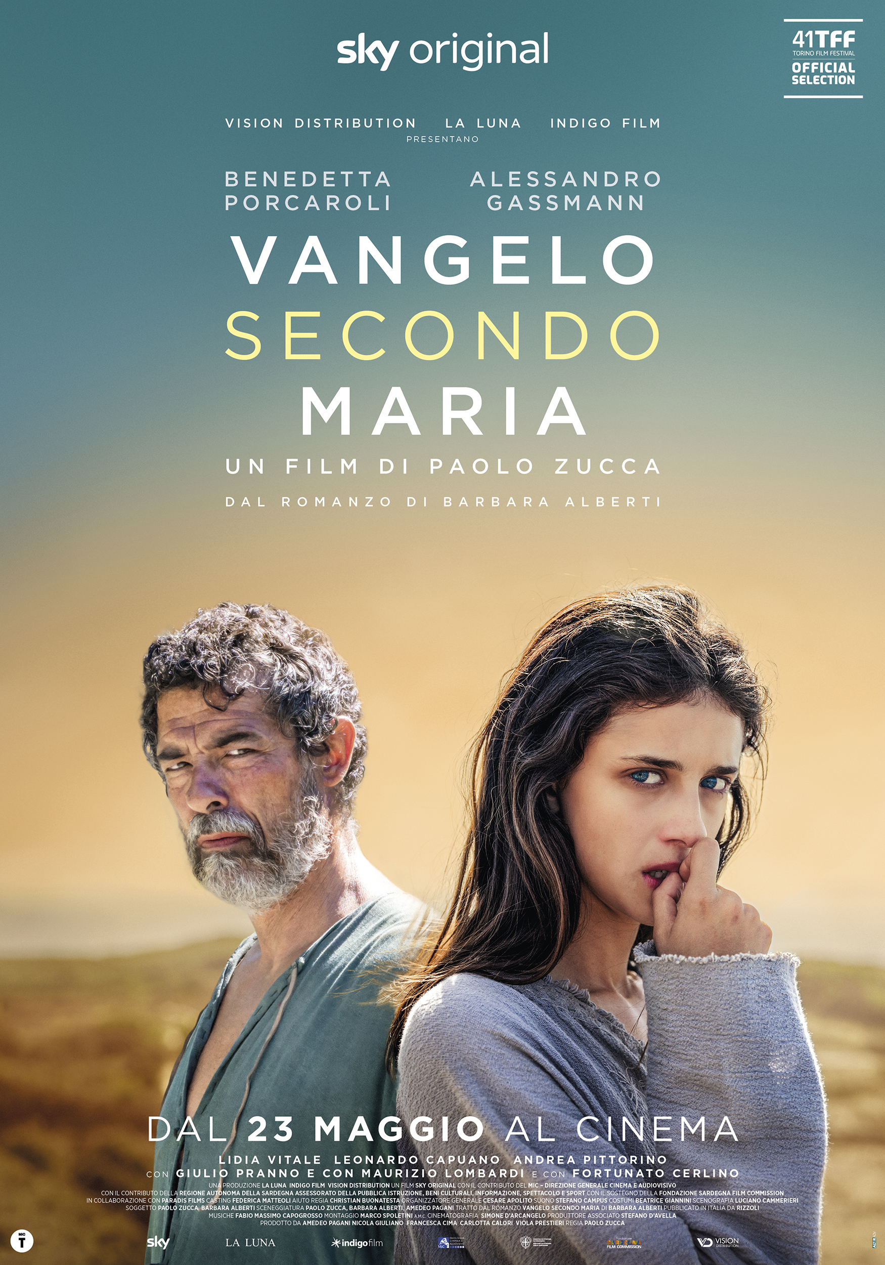 Al cinema con Vision Distribution Vangelo secondo Maria, adattamento del romanzo di Barbara Alberti con Benedetta Porcaroli e Alessandro Gassmann diretti da Paolo Zucca