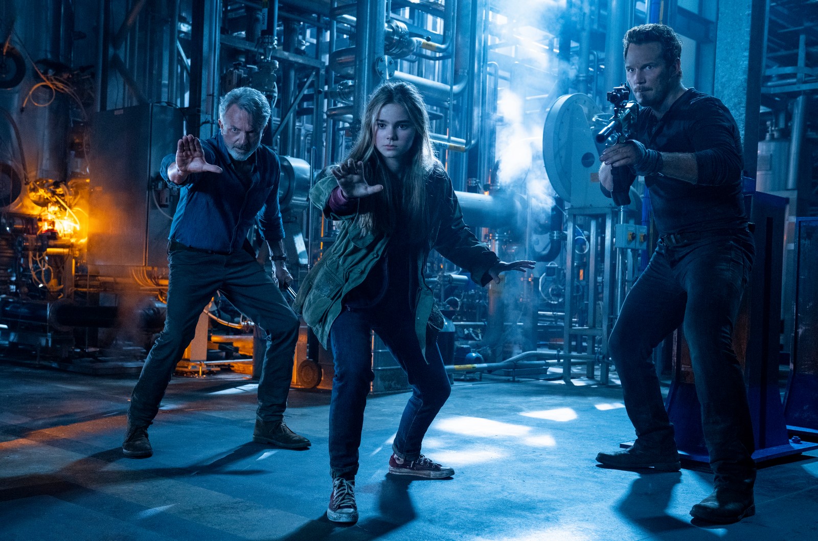 Su Italia Uno Jurassic World - Il Dominio di Colin Trevorrow, capitolo finale della nuova trilogia di Jurassic Park con Chris Pratt, Bryce Dallas Howard, Laura Dern, Jeff Goldblum e Sam Neill.