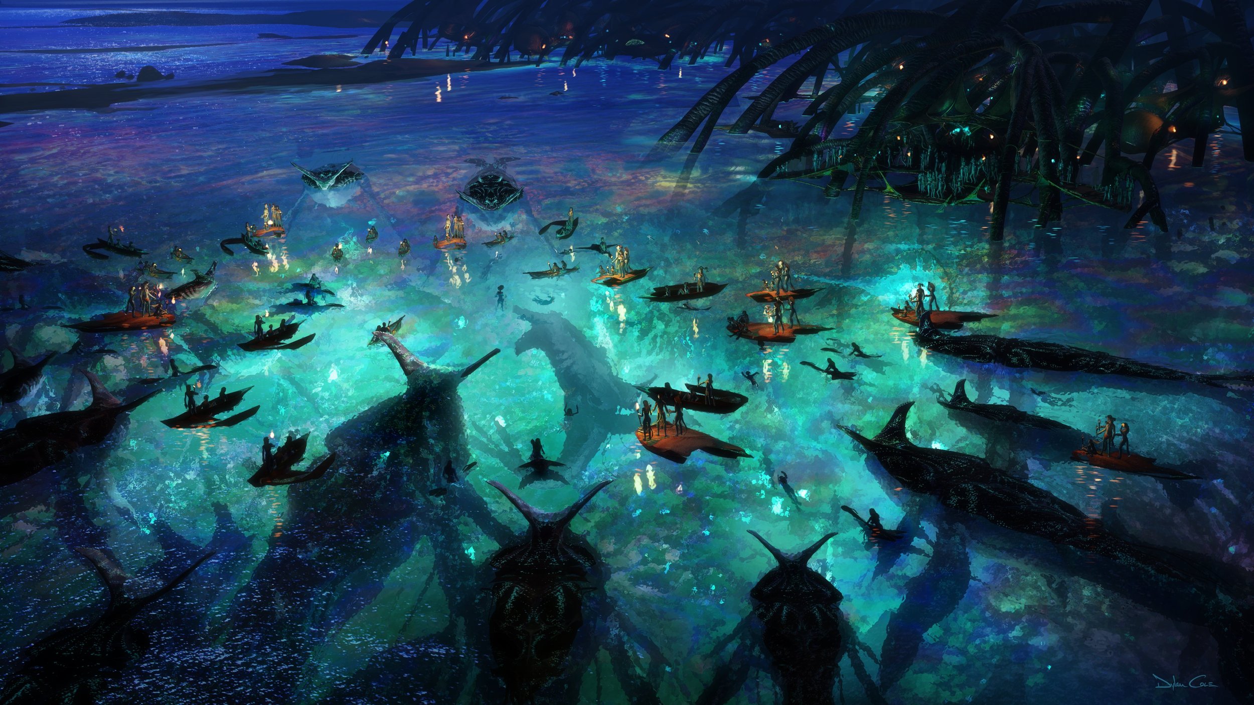 Dall'evento Disney D23 Brazil il regista James Cameron ha condiviso nuove immagini di Pandora nel sequel "Avatar 3: Fire and Ash".