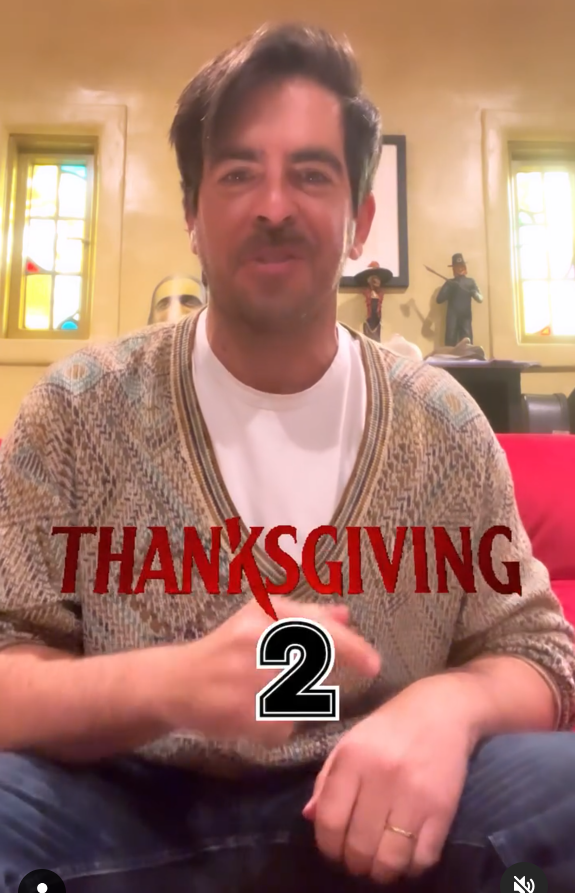 Eli Roth in un'intervista aggiorna su Thanksgiving 2, il sequel del film horror con killer mascherato che colpisce durante il Ringraziamento - Riprese a fine marzo 2025 e torna lo sceneggiatore Jeff Rendell.