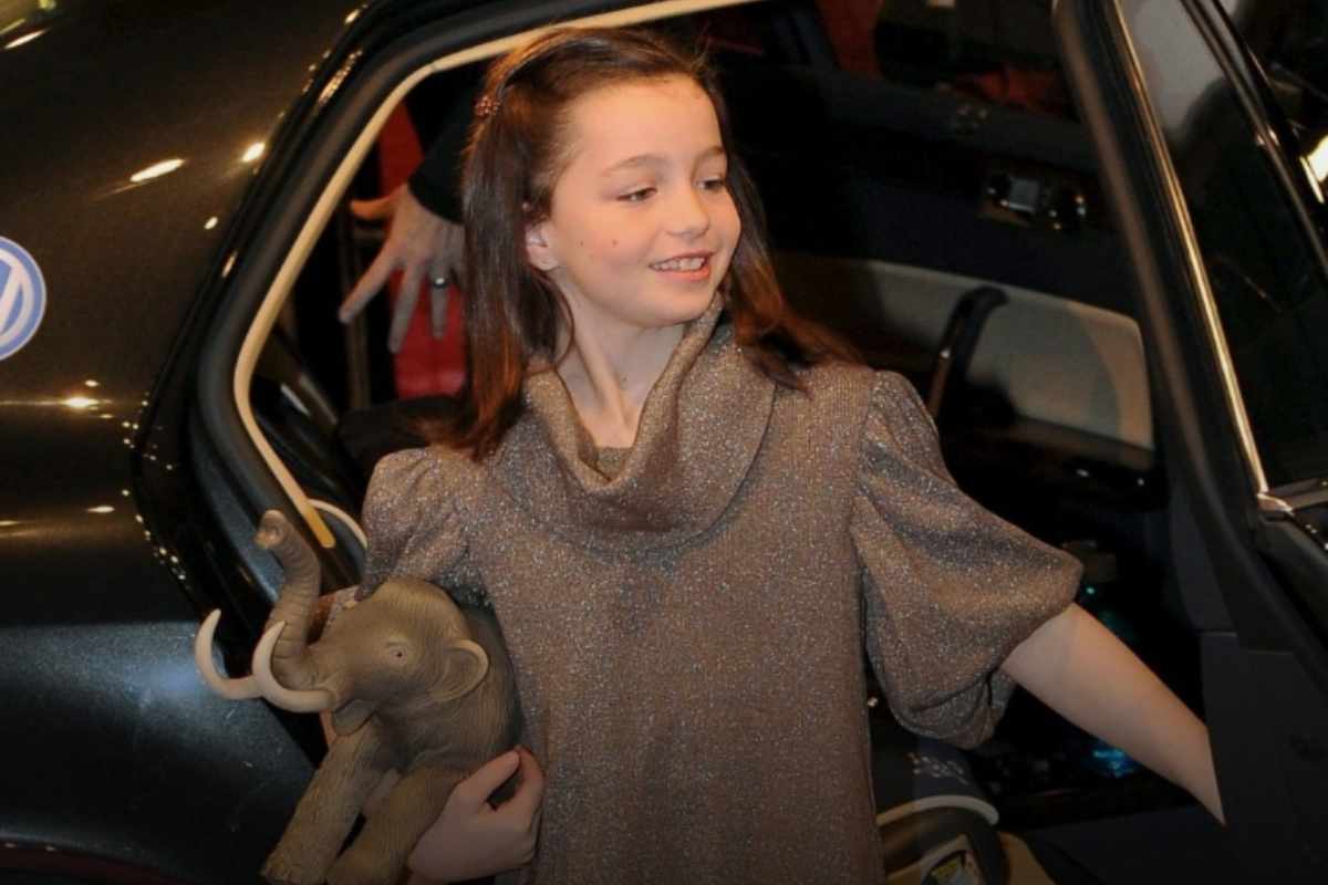 L'attrice Sophie Nyweide da bambina