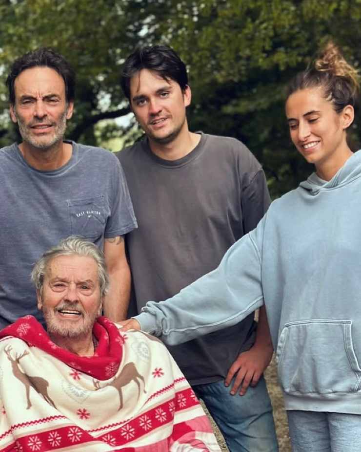Alain Delon famiglia