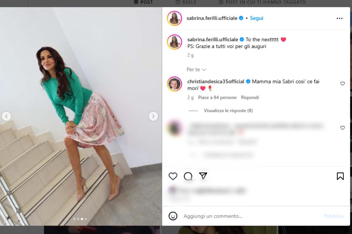 Sabrina Ferilli Christian De Sica