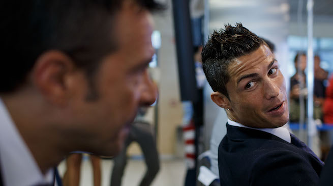 Cristiano Ronaldo e il suo procuratore Jorge Mendes