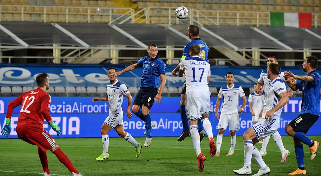 Italia-Bosnia Erzegovina 1-1 Nations League 2020