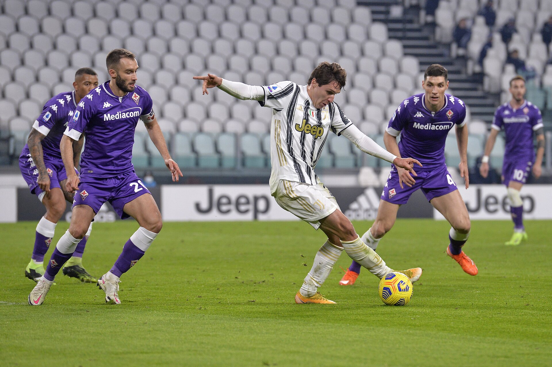 Juventus-Fiorentina. La fotogallery del 22 dicembre 2020