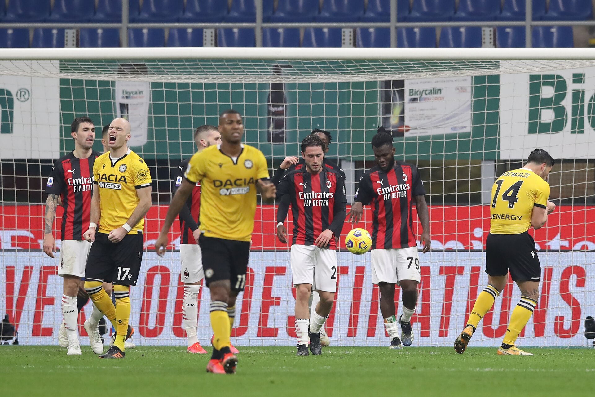 Serie A | Milan vs Udinese 1-1