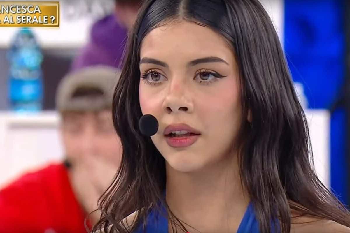 amici celentano fa piangere francesca