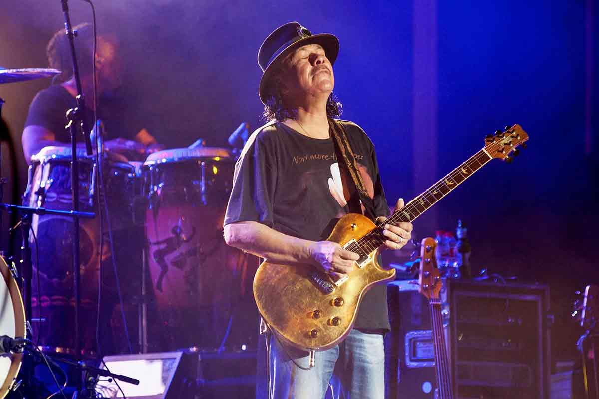 Carlos Santana sul palco