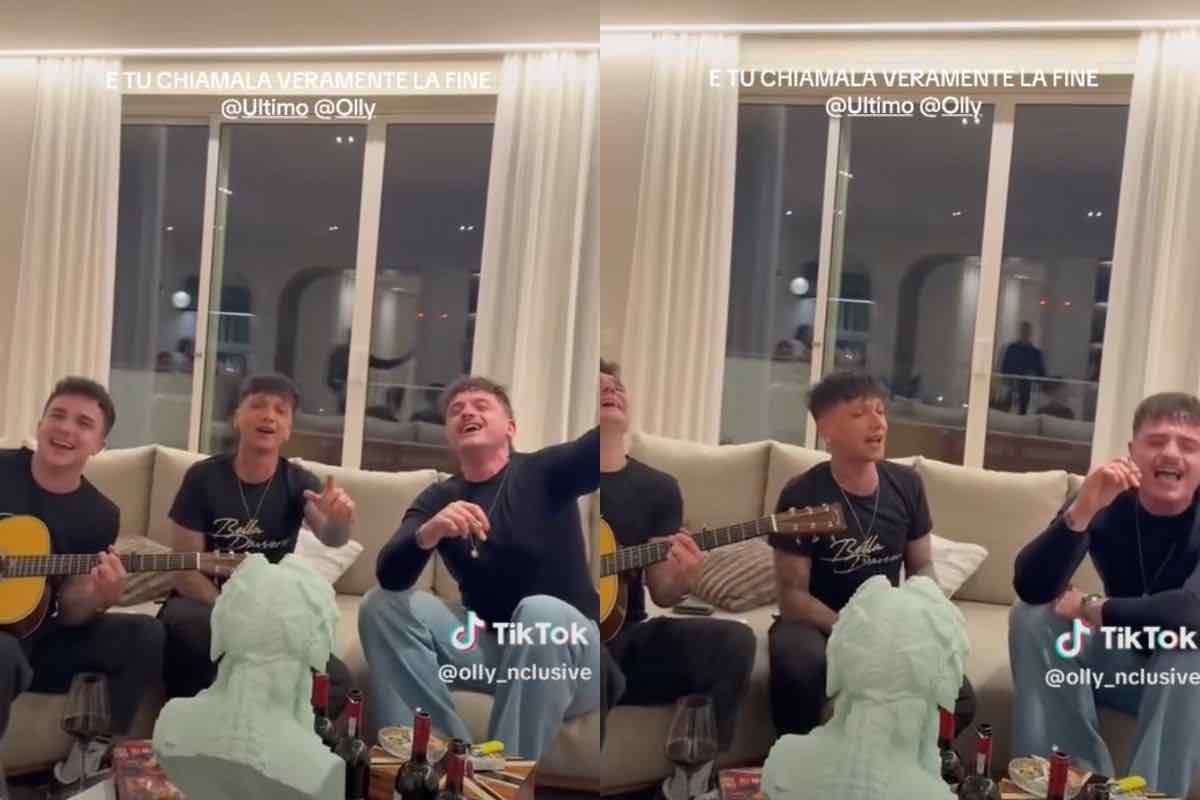 Ultimo e Olly cantano Balorda Nostalgia insieme: il video diventa virale