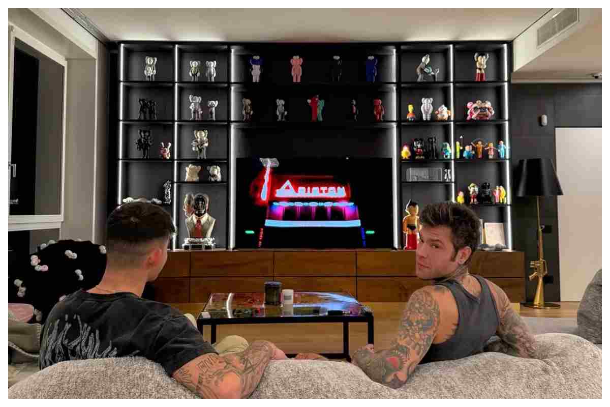 fedez mostra la casa