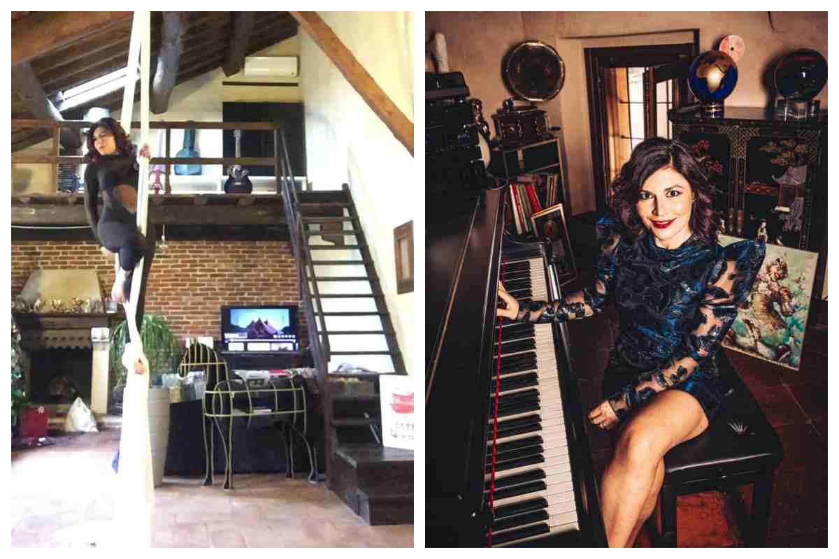 Giusy Ferreri mostra la sia casa 