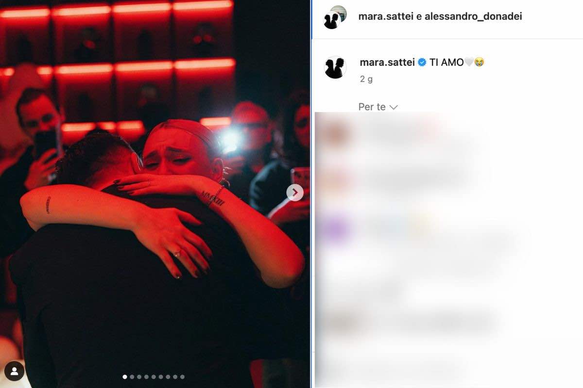 mara sattei chi è il fidanzato