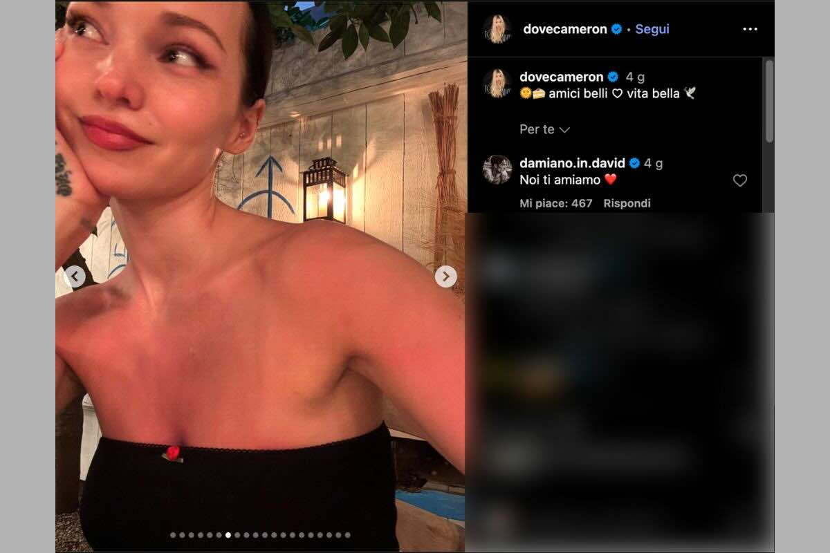 damiano david con la fidanzata in puglia