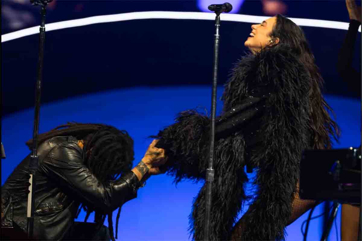 Dua Lipa e Lenny Kravitz
