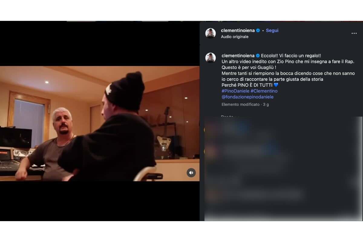 clementino pino daniele video inedito